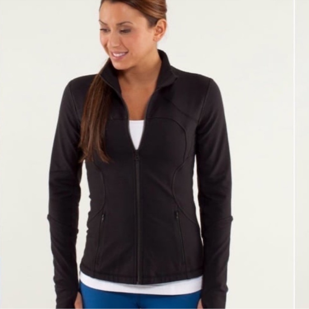 Lululemon Forme Jacket *Brushed Black Size 8